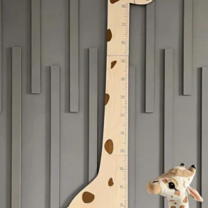 Personalized Wooden Giraffe Growth Chart Height Ruler