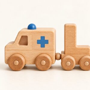 Close view of the front ambulance vehicle