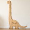 Dinosaur growth chart personalized Michael