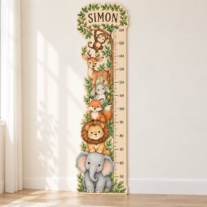 SIMON chart hanging in a nursery