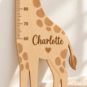 Close view of the Charlotte name engraving