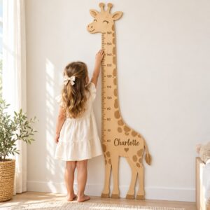 AI child beside the Charlotte growth chart