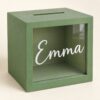 Green square savings bank personalized Emma